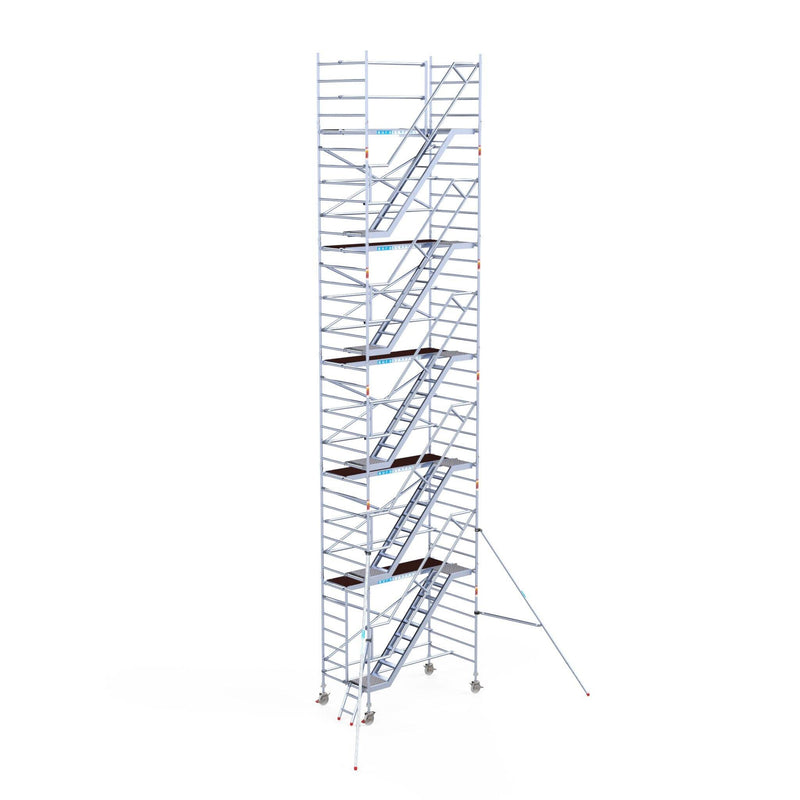 Treppenturm 135x250 Arbeitshöhe 12,2 m Treppenturm Scaff24 