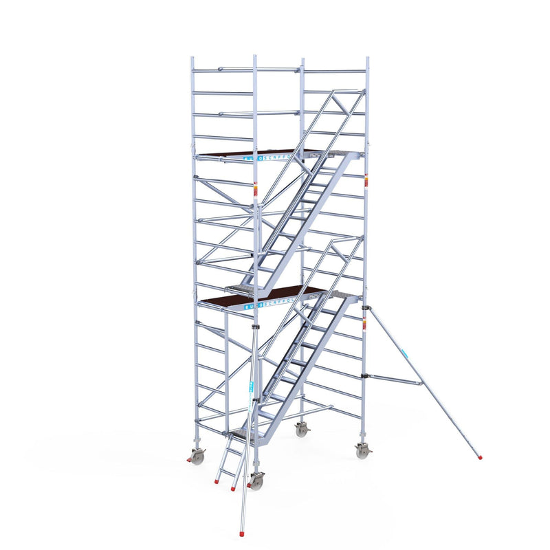 Treppenturm 135x250 Arbeitshöhe 6,2 m Treppenturm Scaff24 