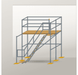 Treppenturm Freistehend 2 m | Stahl / Holzbelag | RUX65 Treppenturm Scaff24 