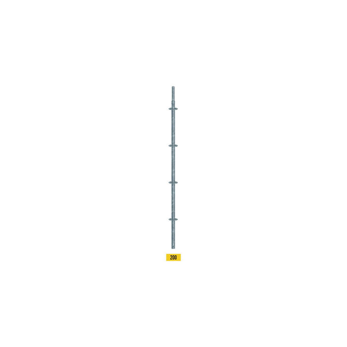 Vertikalstiel mit Rohrverbinder (50 - 400cm) Vertikalstiele MyScuff EU-Zulassung 200cm 