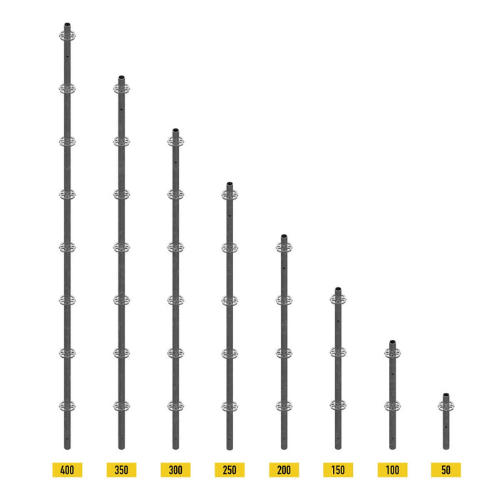 Vertikalstiel ohne Rohrverbinder Vertikalstiele MyScuff 