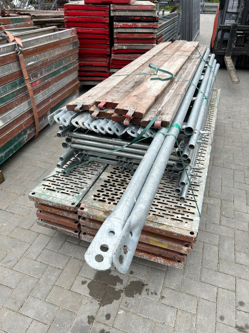 Fassadengerüst MJ/Assco/Altrad 45qm gebrauchtes Gerüst Baugerüst Scaffolding - gebraucht - Gerüst 45qm MyScuff 